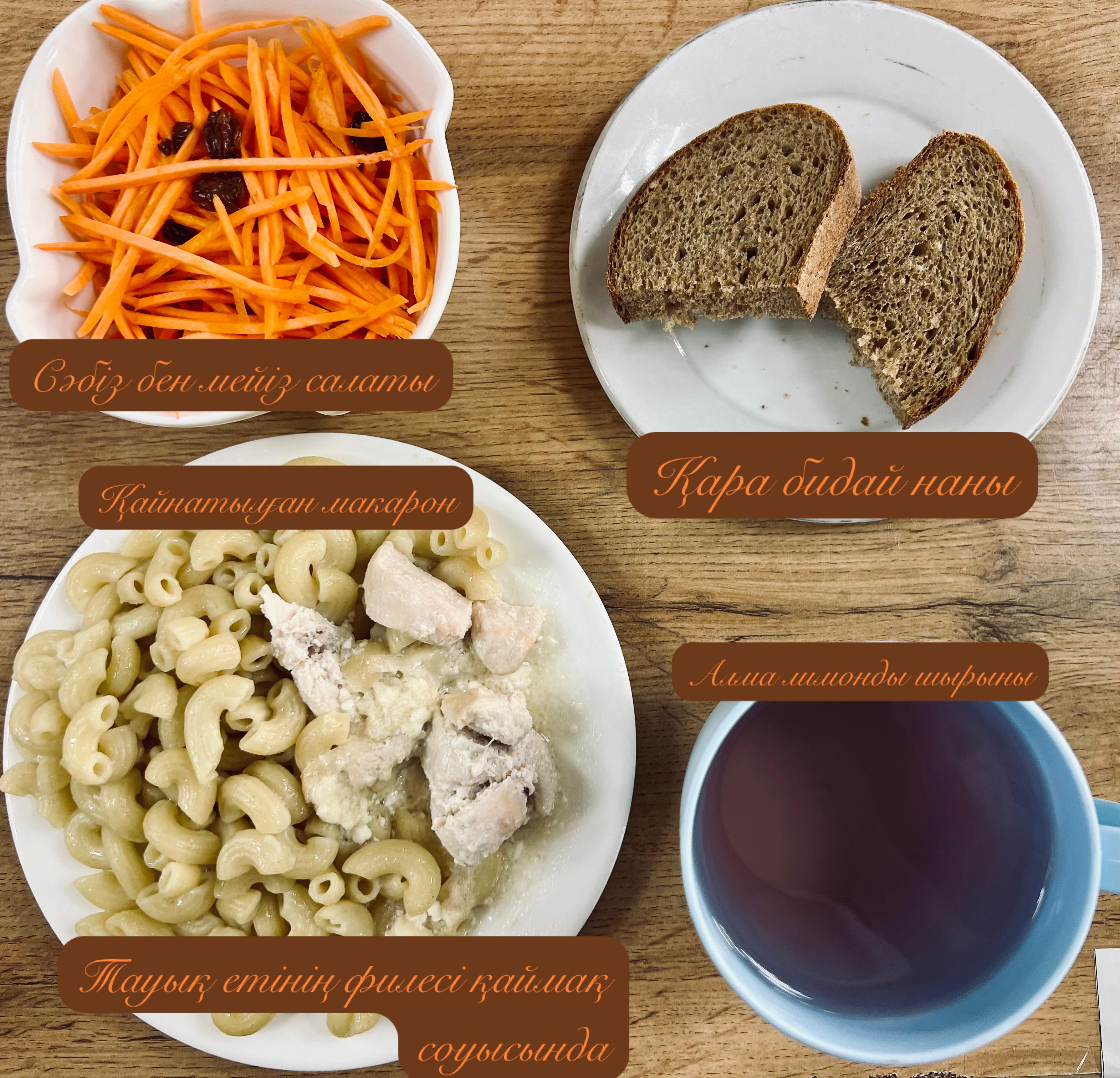 Ас мәзірі  29.09.2025ж