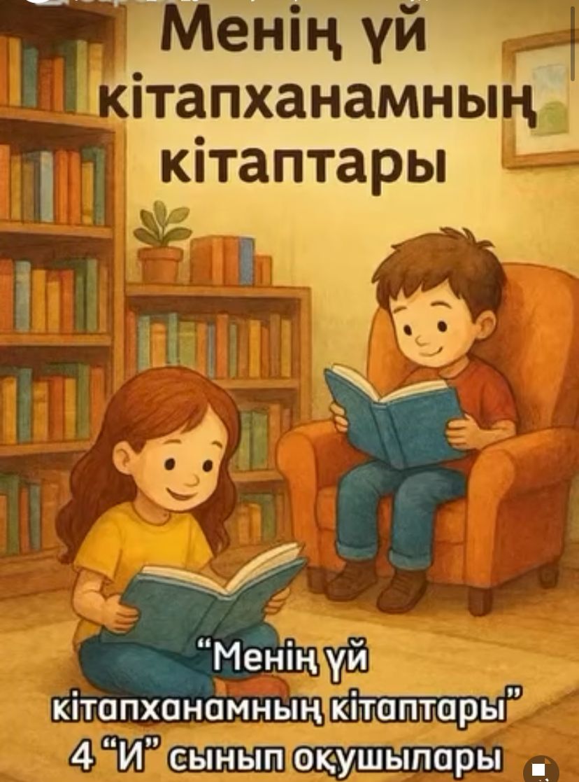 "Менің үйім кітапханамның кітаптары"